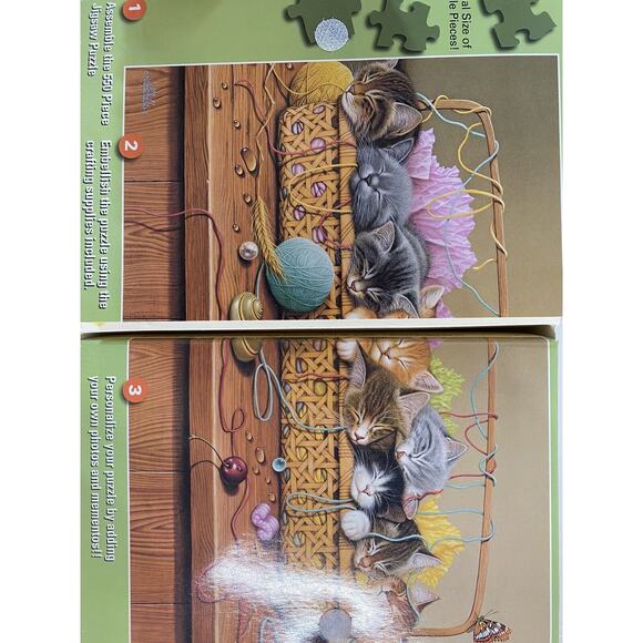 Embellishments Puzzle Crafting Kit Kitty Litter Cat Lover Keepsake #8155 - Picture 5 of 9